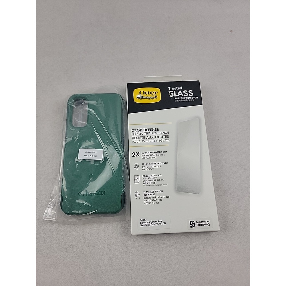 Otterbox Trusted Glass Drop Defense Screen Protector And Case Samsung Galaxy A14
